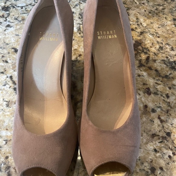 Stuart Weitzman Wedge Corkscrew Heel - Picture 1 of 7